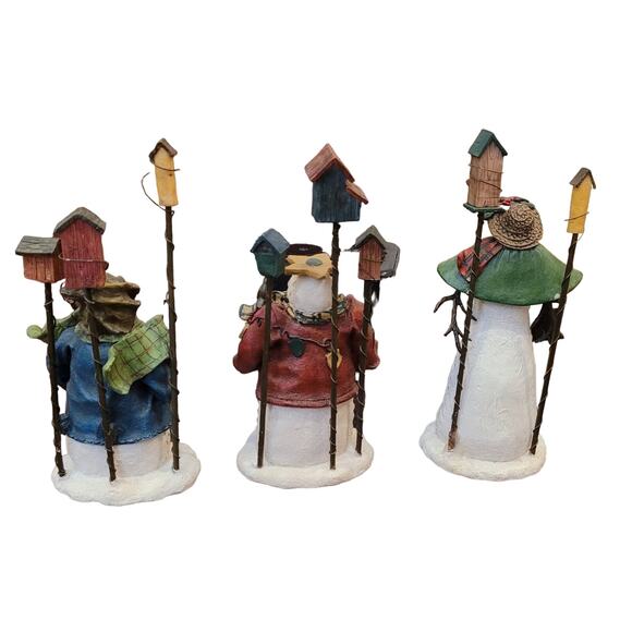 Deb Strain Snowman Christmas Figurines Gardening - Peace, Hope & Joy Vintage - Picture 5 of 6